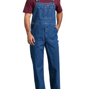Mens Stonewashed Indigo Bib Overall